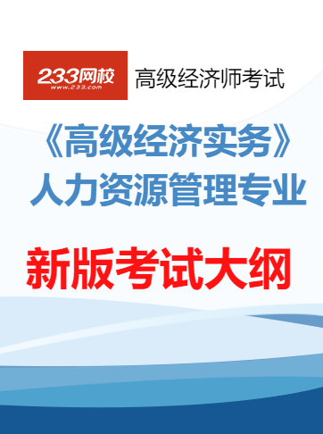 2025年高级经济实务人力资源管理大纲