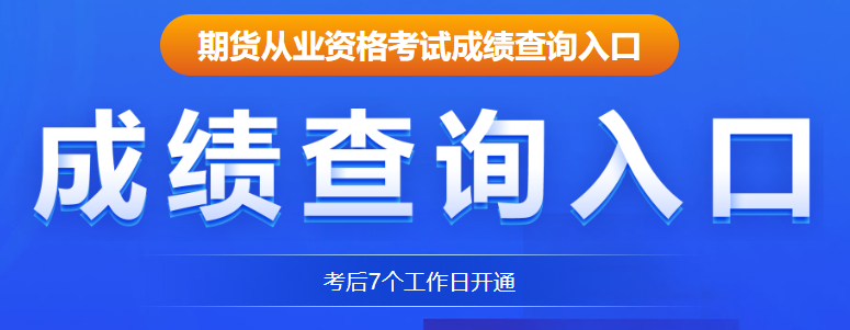 2025年期货从业资格考试成绩查询入口