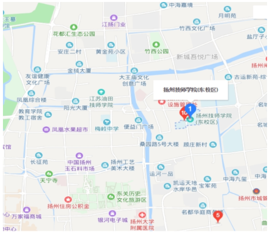 考试地点：江苏省扬州技师学院（扬州市江都路558号）