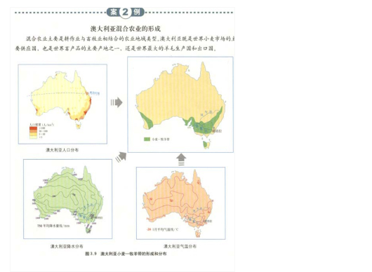 澳大利亚农业地域类型图片