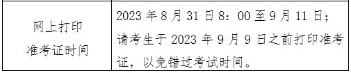 2023年北京中级会计师准考证打印时间8月31日至9月11日