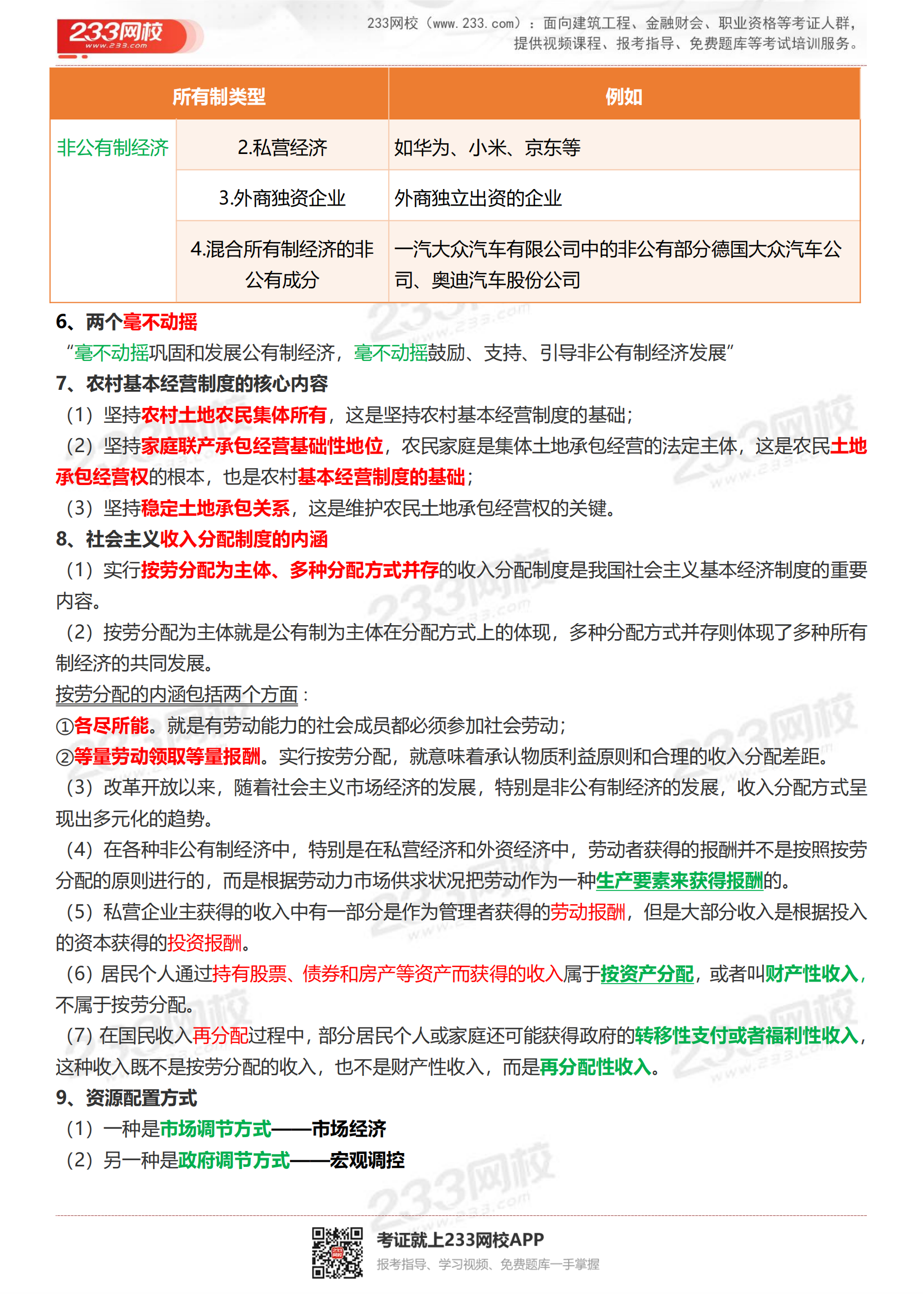 重點梳理！2025年《中級經濟基礎》四色筆記_02.png