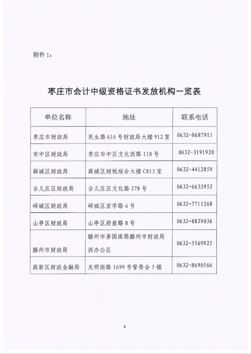 山东枣庄发布2022年中级会计证书管理事项的通知