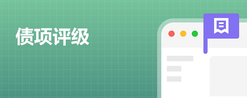 债项评级