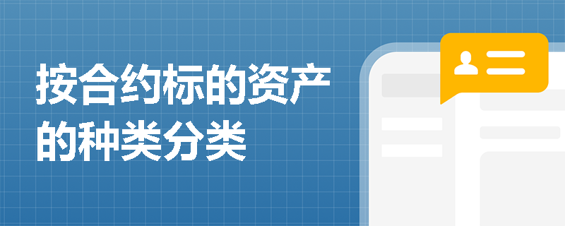 按合约标的资产的种类分类