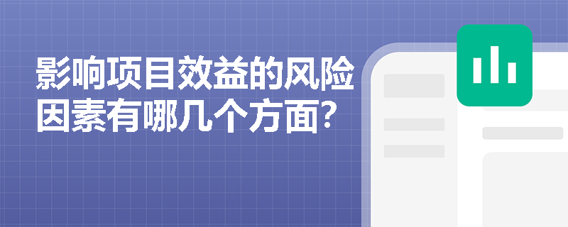 影响项目效益的风险因素有哪几个方面？