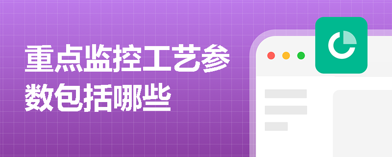 重点监控工艺参数包括哪些