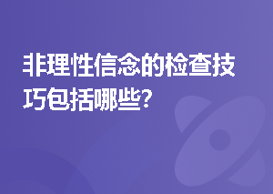 非理性信念的检查技巧包括哪些？
