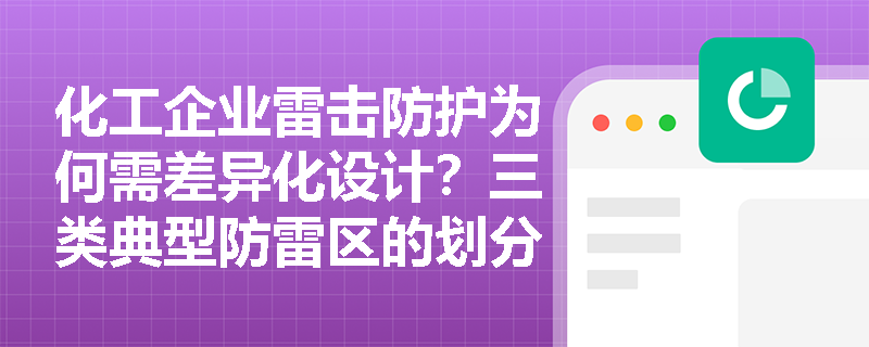 化工企业雷击防护为何需差异化设计？三类典型防雷区的划分依据是什么？