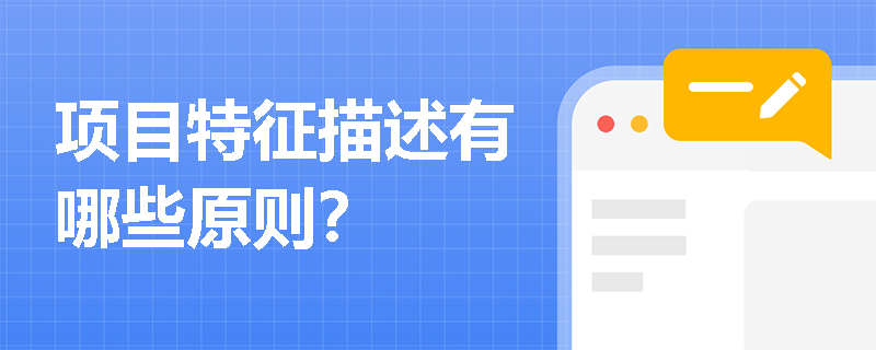 项目特征描述有哪些原则？