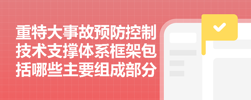 重特大事故预防控制技术支撑体系框架包括哪些主要组成部分？