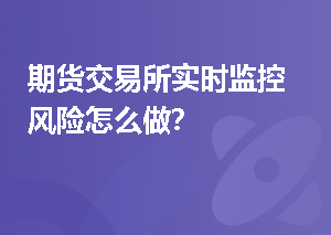 期货交易所实时监控风险怎么做？