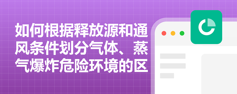 如何根据释放源和通风条件划分气体、蒸气爆炸危险环境的区域等级？