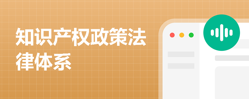 知识产权政策法律体系