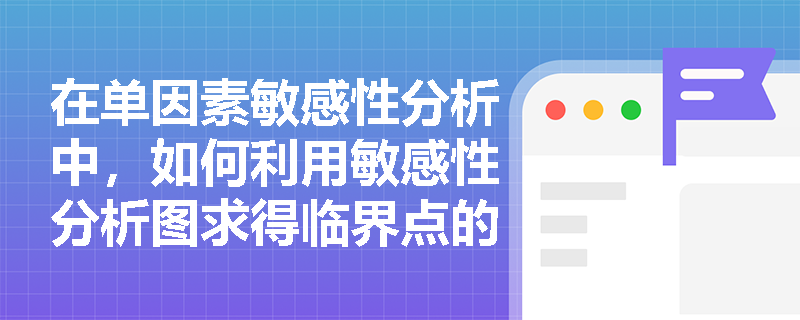在单因素敏感性分析中，如何利用敏感性分析图求得临界点的近似值？临界点与敏感度系数在判断因素敏感性时有何区别与联系？