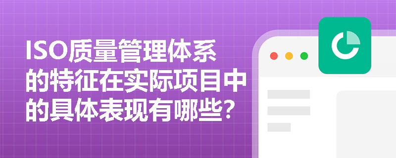 ISO质量管理体系的特征在实际项目中的具体表现有哪些？