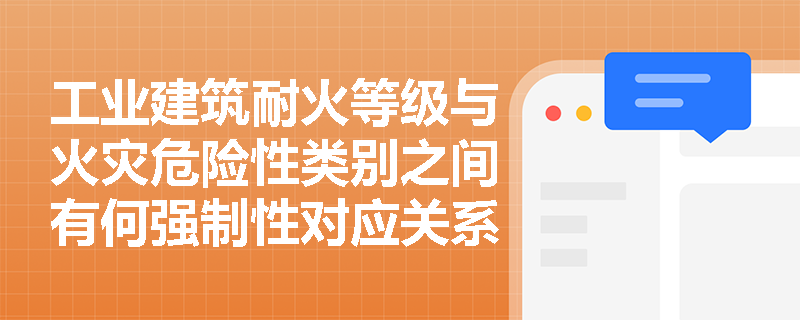 工业建筑耐火等级与火灾危险性类别之间有何强制性对应关系？