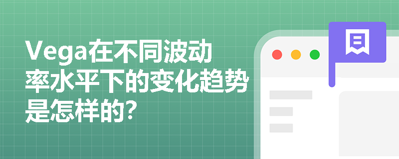 Vega在不同波动率水平下的变化趋势是怎样的？