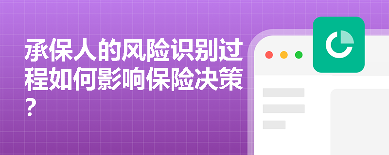 承保人的风险识别过程如何影响保险决策？