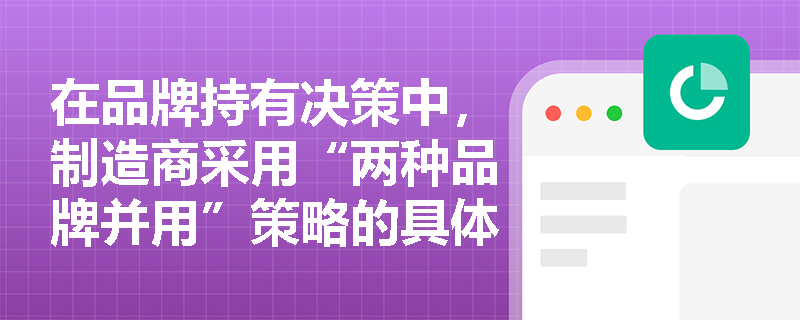 在品牌持有决策中，制造商采用“两种品牌并用”策略的具体内涵与操作方式是什么？