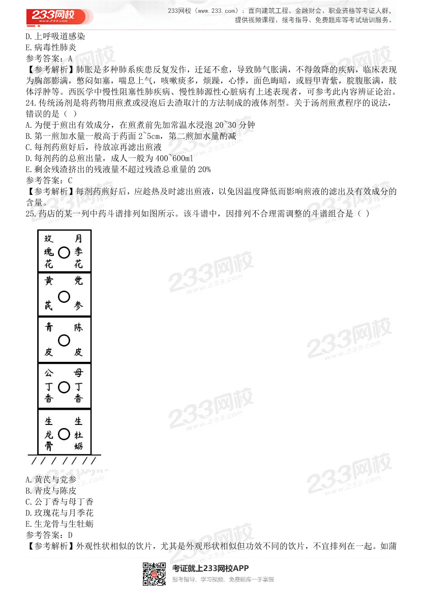 2015-2021年执业药师《中药学综合知识与技能》真题及答案（详细解析版）.pdf-图片32