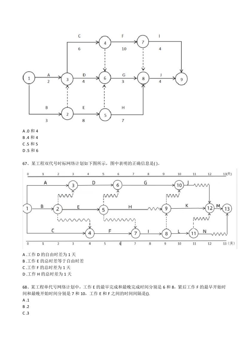 2019年-2021年監(jiān)理工程師《目標(biāo)控制-土建》考試真題及答案.pdf-圖片11