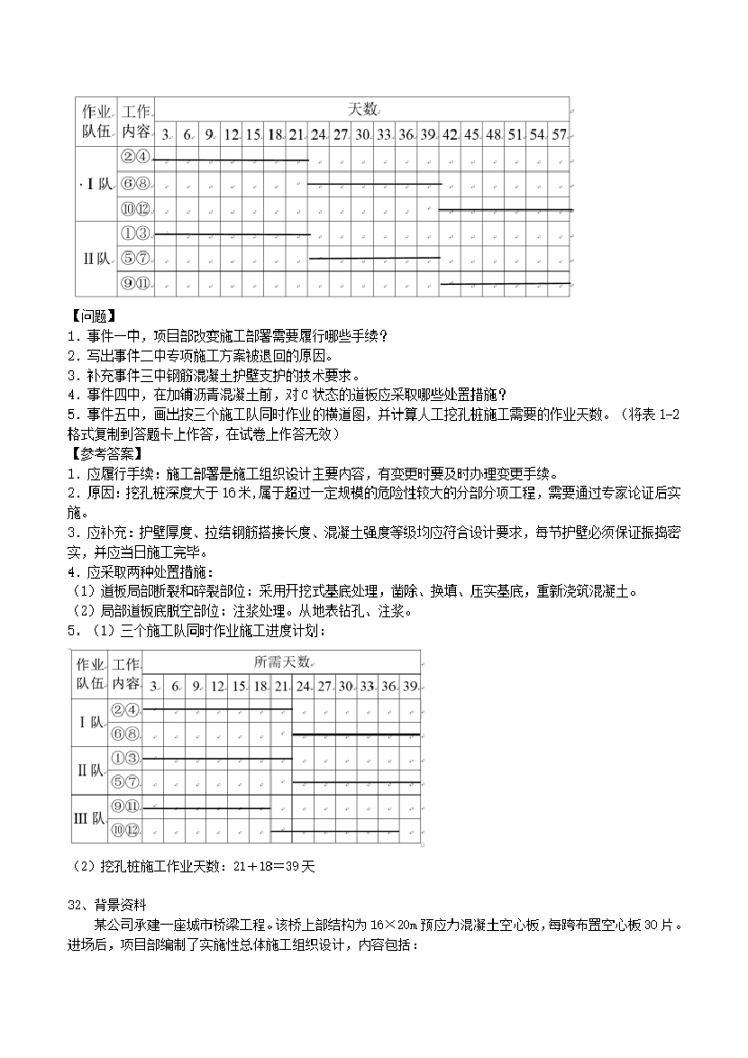 一級建造師《市政實務(wù)》真題及答案2017-2021年.pdf-圖片9