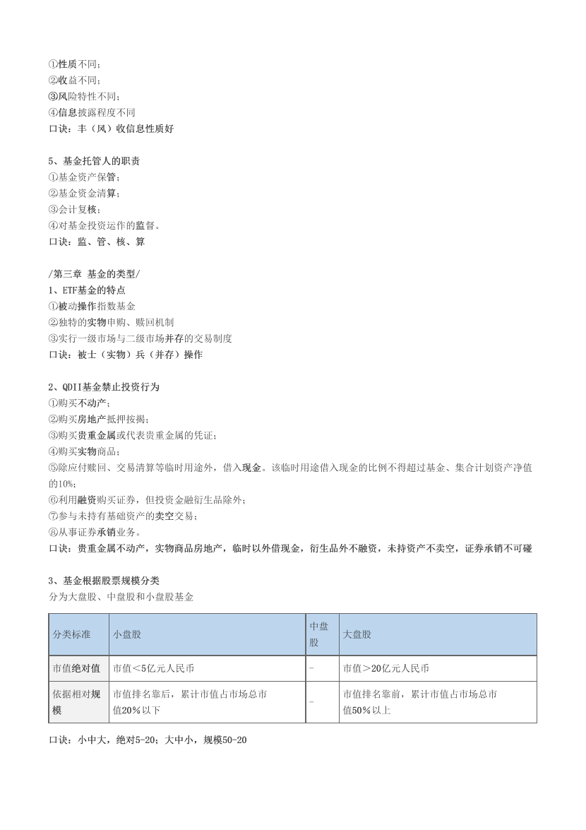 基金从业《基金法律法规》记忆口诀.pdf-图片2