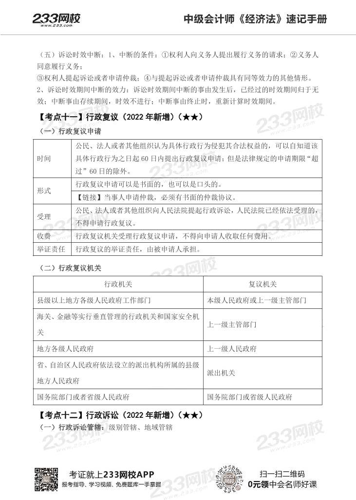 2022版中级经济法《速记核心考点》手册PDF版.pdf-图片11