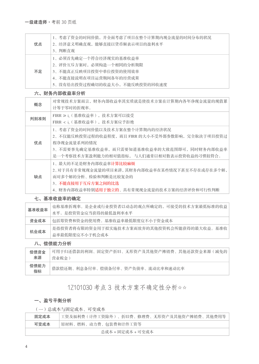 2023年一级建造师《工程经济》考前预测30页纸.pdf-图片4