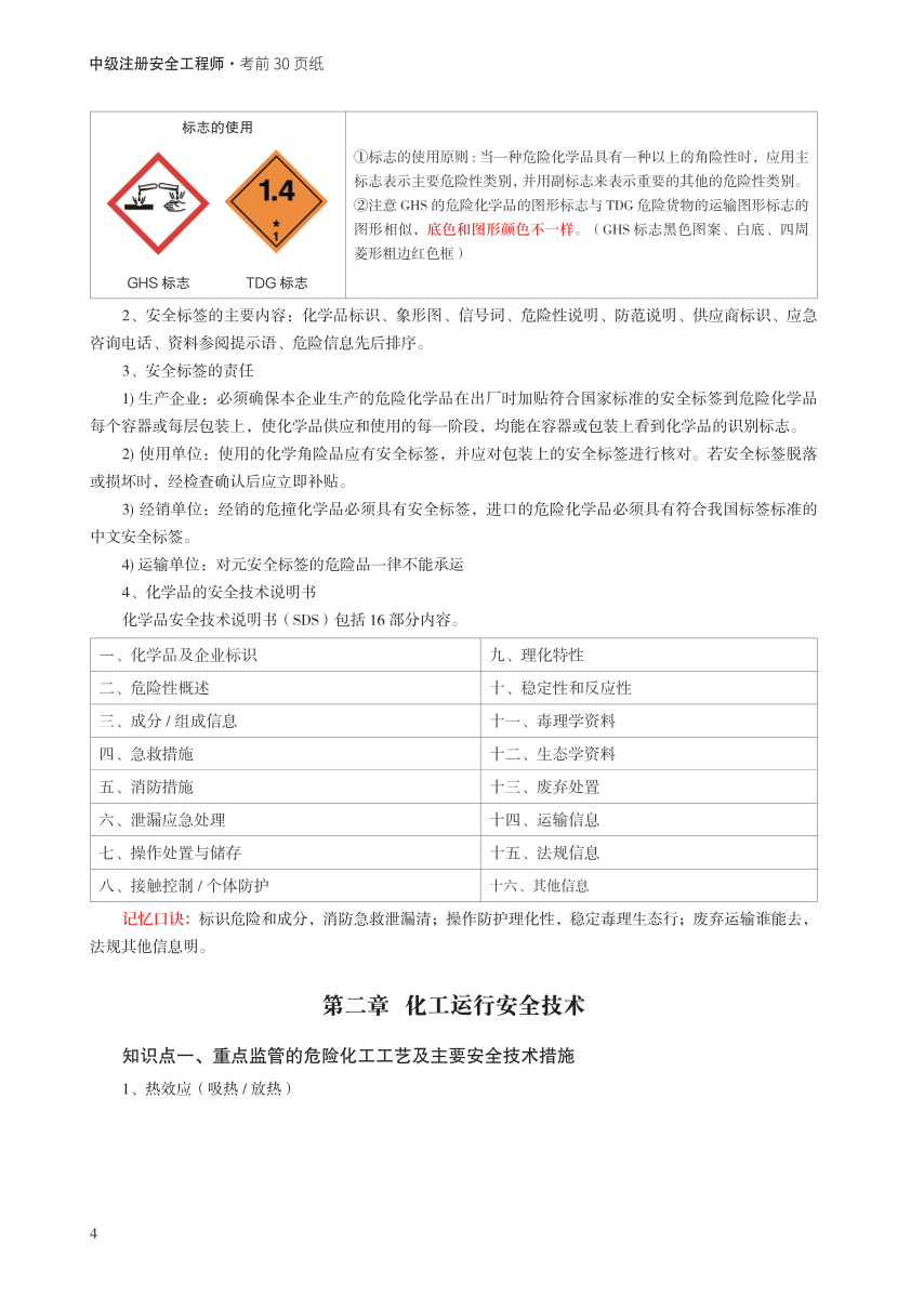 2023年中级注册安全工程师《化工安全》考前30页纸.pdf-图片4