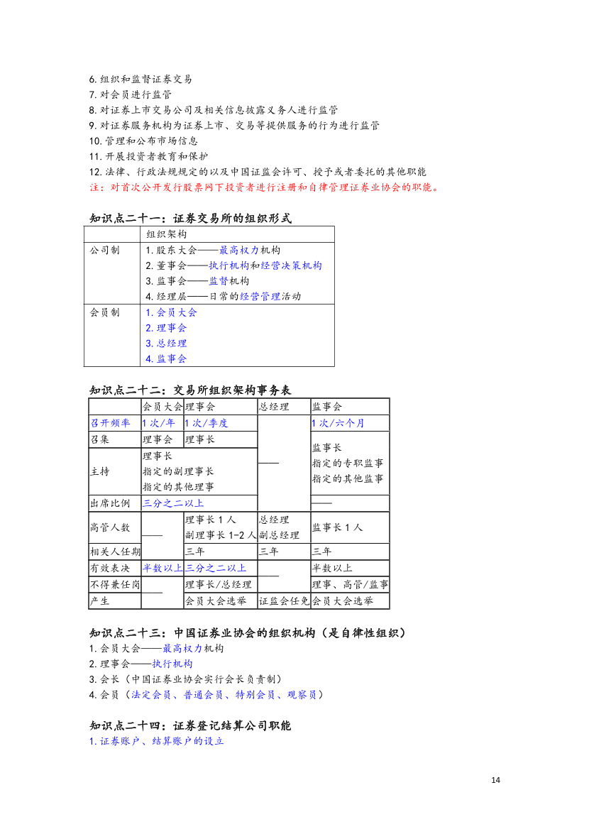 2023年证券从业《基础知识》三色笔记.pdf-图片15