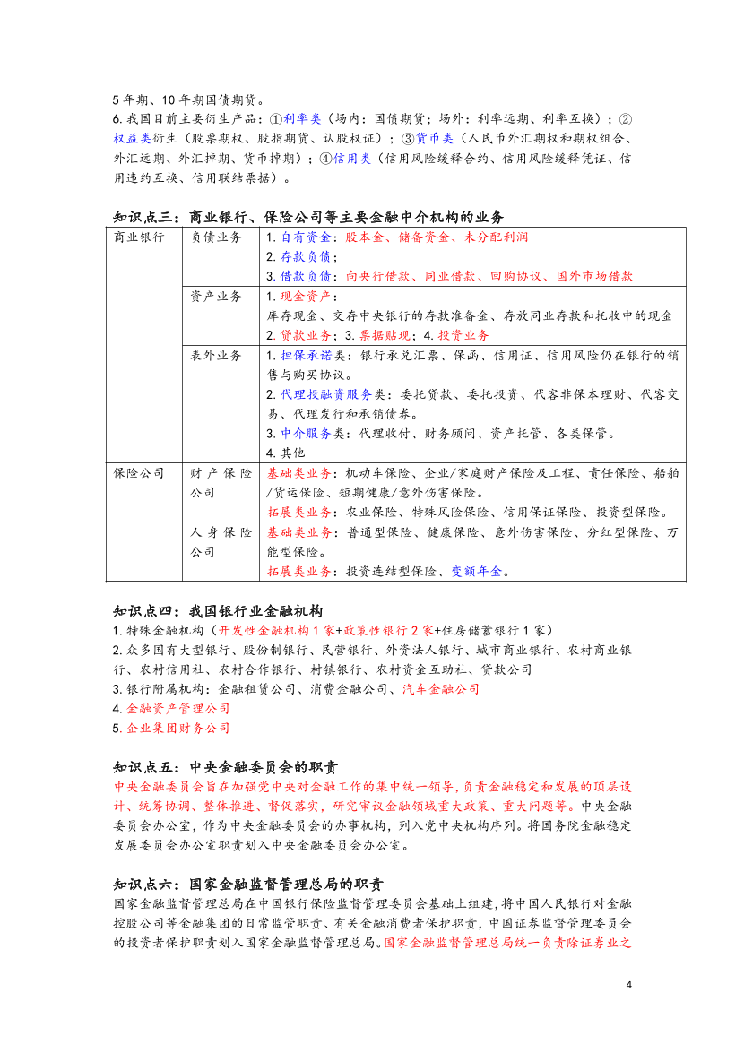 2023年证券从业《基础知识》三色笔记.pdf-图片5