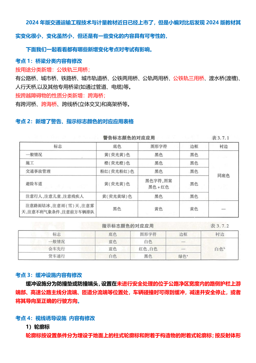 2024年一级造价工程师《交通计量》新增考点归纳及复习指导.pdf-图片1