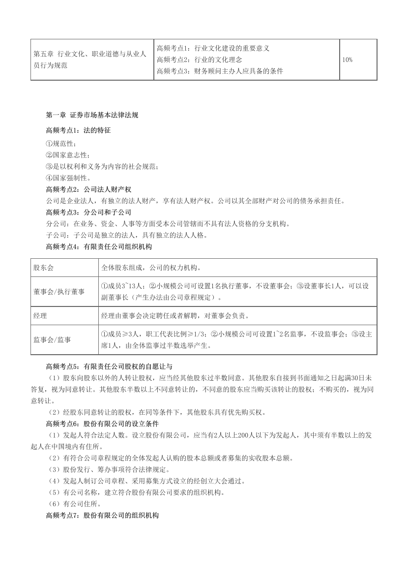 2024年证券从业《法律法规》超高频考点.pdf-图片3