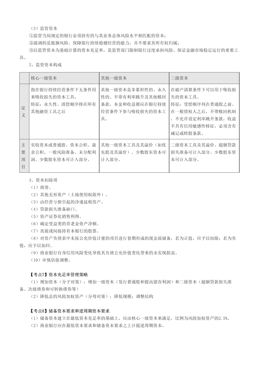 近三年银行从业中级《风险管理》高频真题考点汇总.pdf-图片3