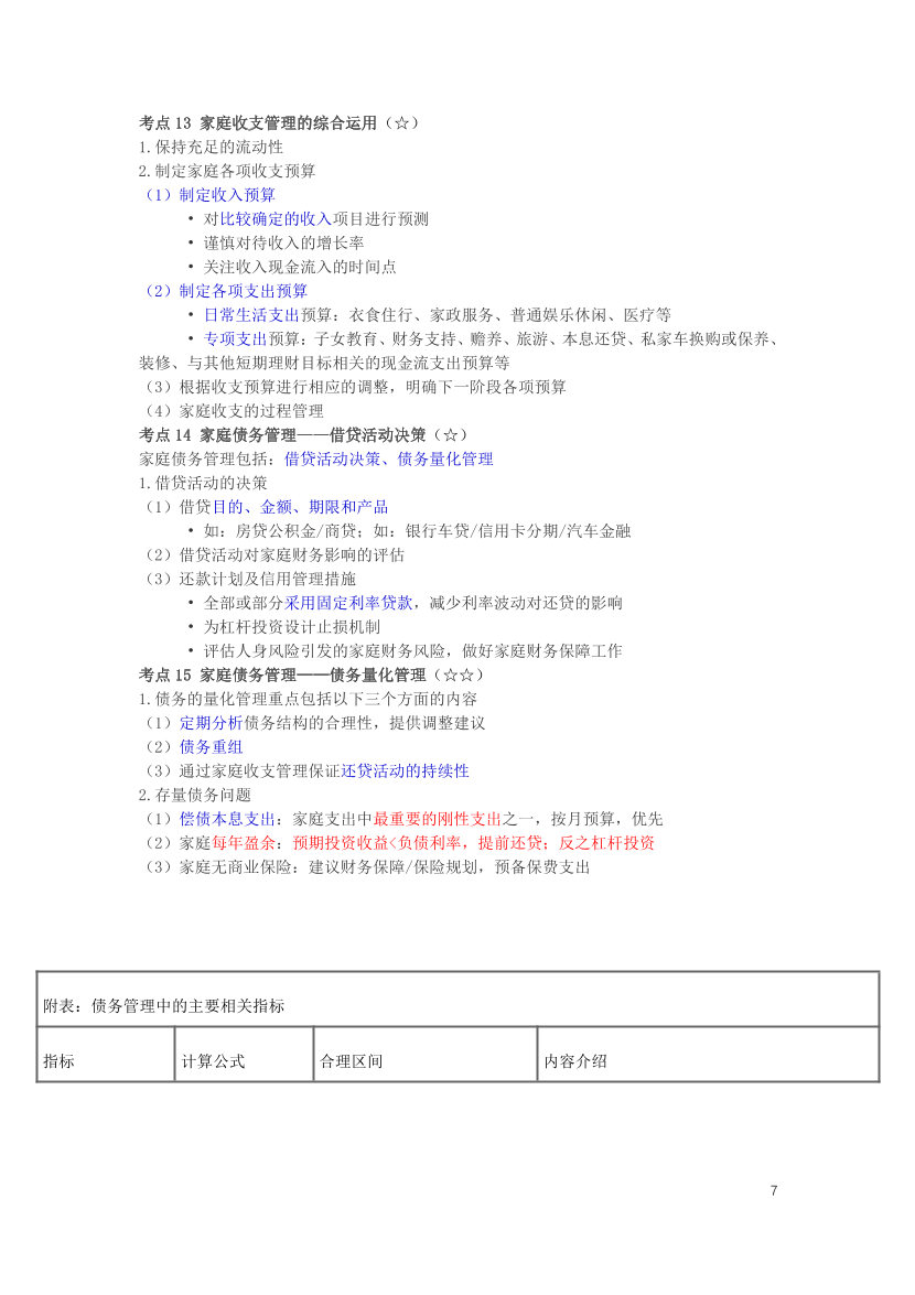 2024年银行从业中级《个人理财》三色笔记.pdf-图片8