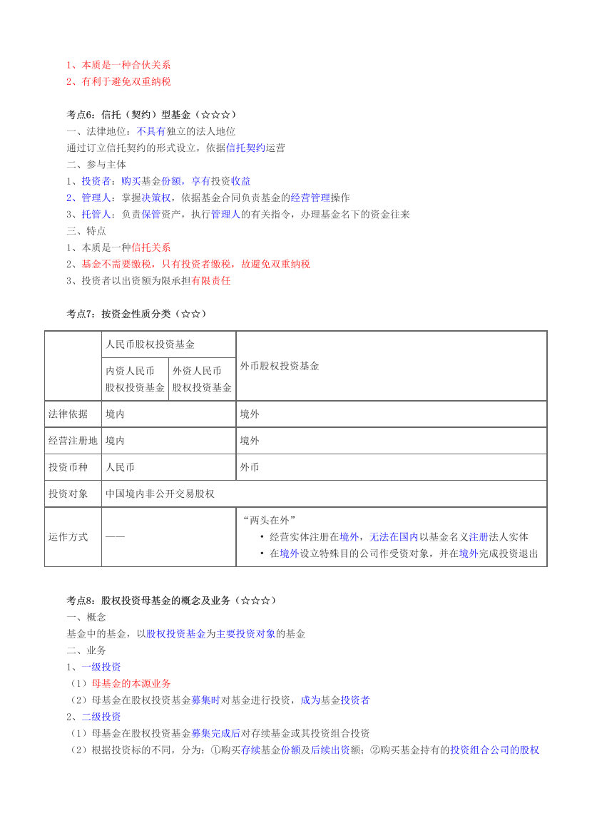 2024年基金从业《私募股权投资》三色笔记.pdf-图片10