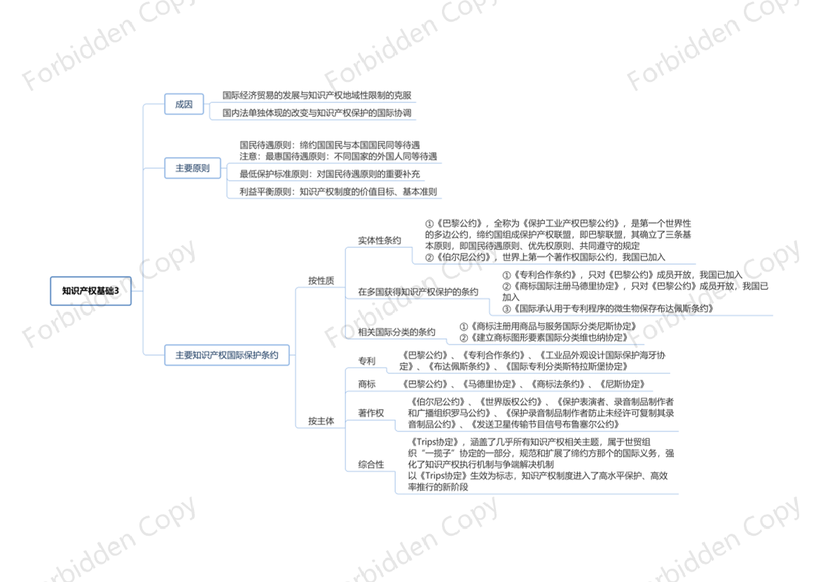 2024年中级经济师《知识产权》思维导图.pdf-图片3