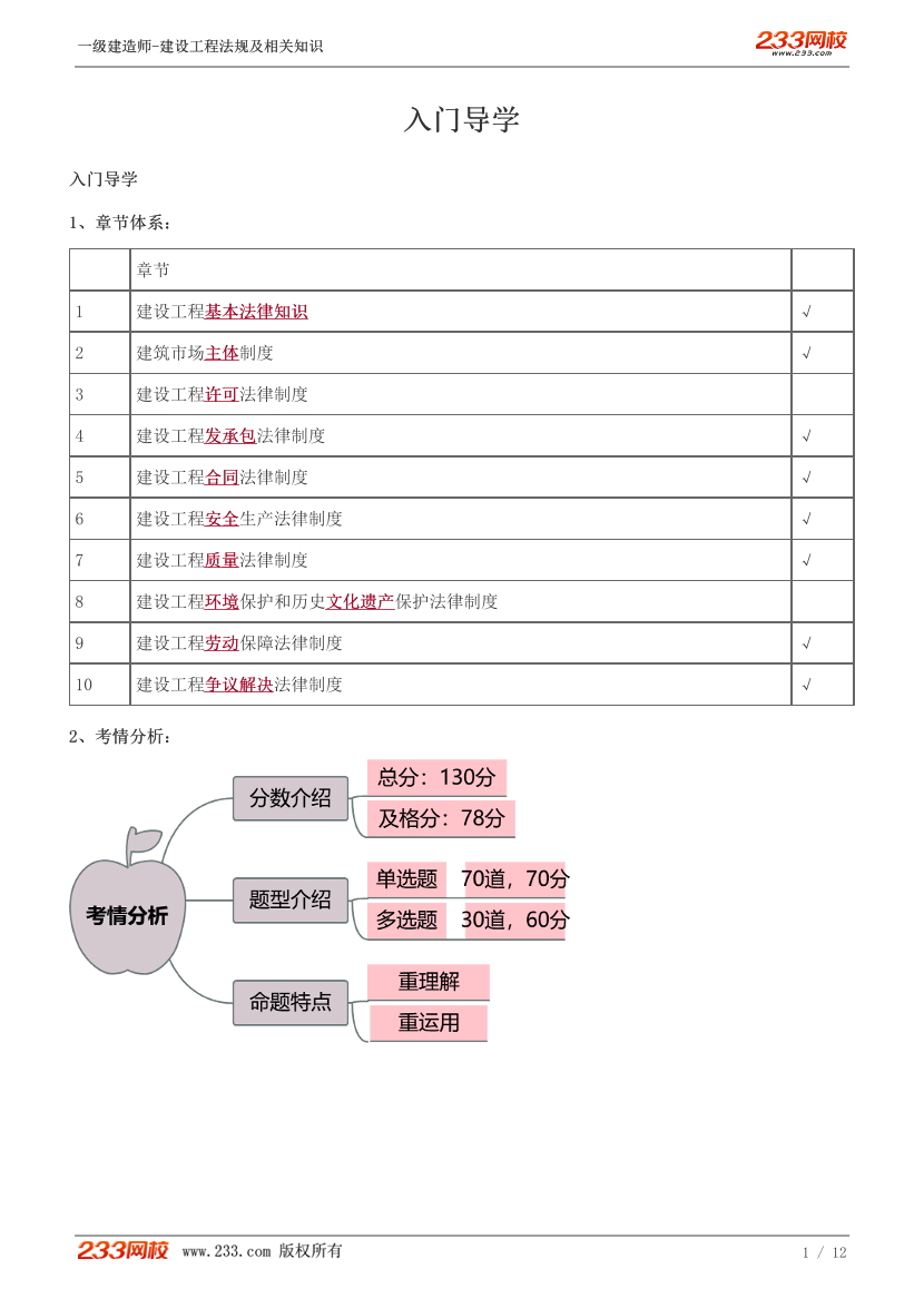 刘丹-2024《工程法规》教材精讲班讲义-第一章【1-3讲】.pdf-图片1