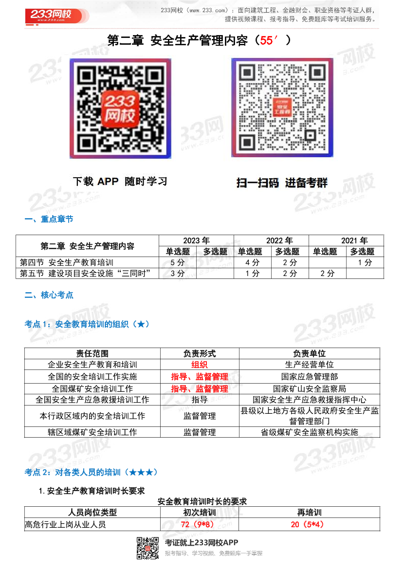 2024年注安《安全生產(chǎn)管理?藍(lán)寶典》記憶卡二-第二章（答案版）.pdf-圖片1