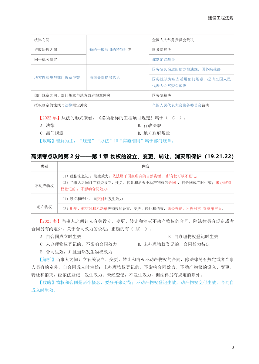 2024年一级建造师《工程法规》高频考点攻略.pdf-图片3