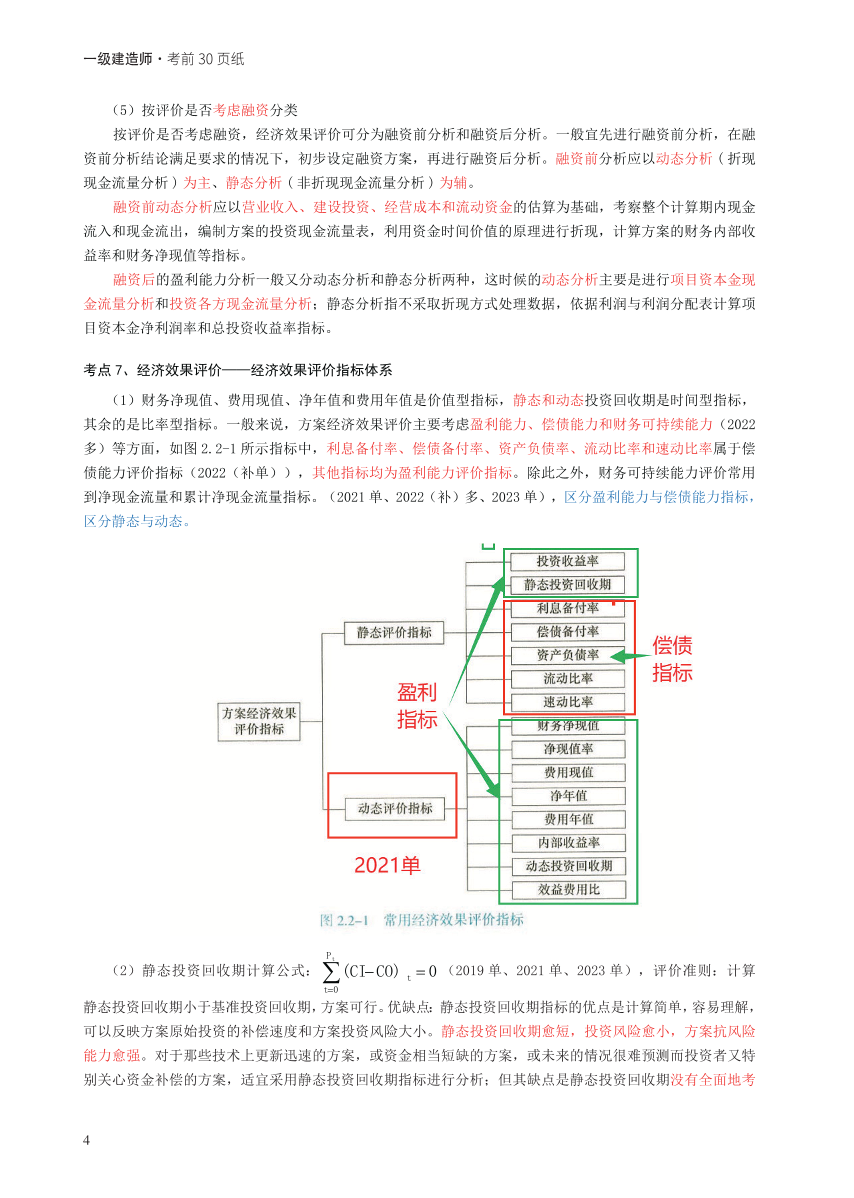 2024年一级建造师《工程经济》考前30页纸.pdf-图片4