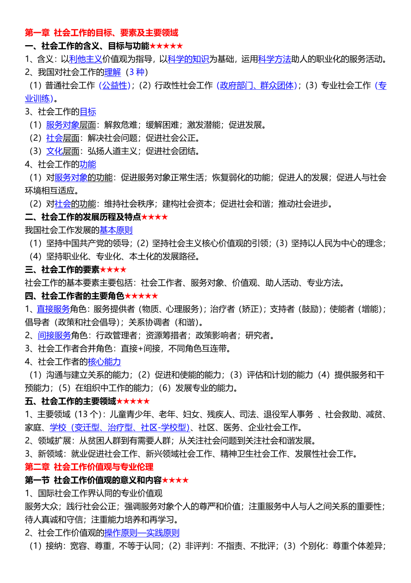 2025年社會工作者《中級綜合能力》考前15頁紙.pdf-圖片1
