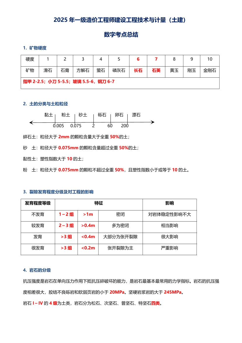 2025年一級造價工程師《技術與計量(土建)》時間數字計算公式考點匯總.pdf-圖片1