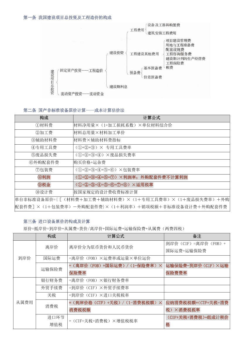 2025年一级造价工程师《建设工程计价》考前必看30条.pdf-图片1