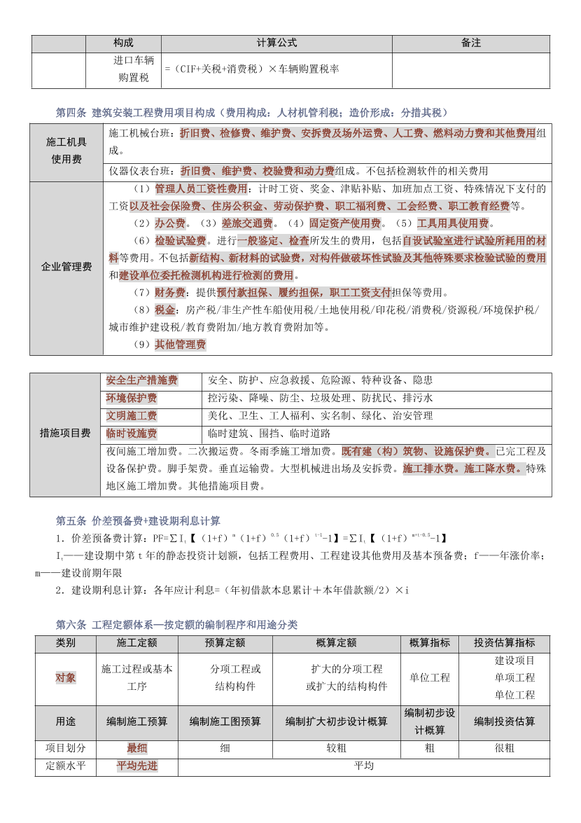 2025年一级造价工程师《建设工程计价》考前必看30条.pdf-图片2