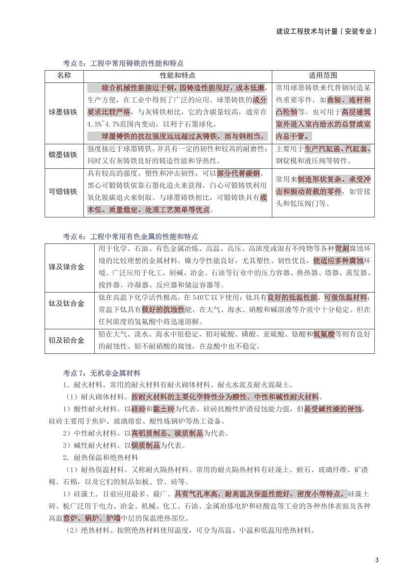 2025年一级造价工程师《技术与计量(安装)》考前30页纸.pdf-图片3