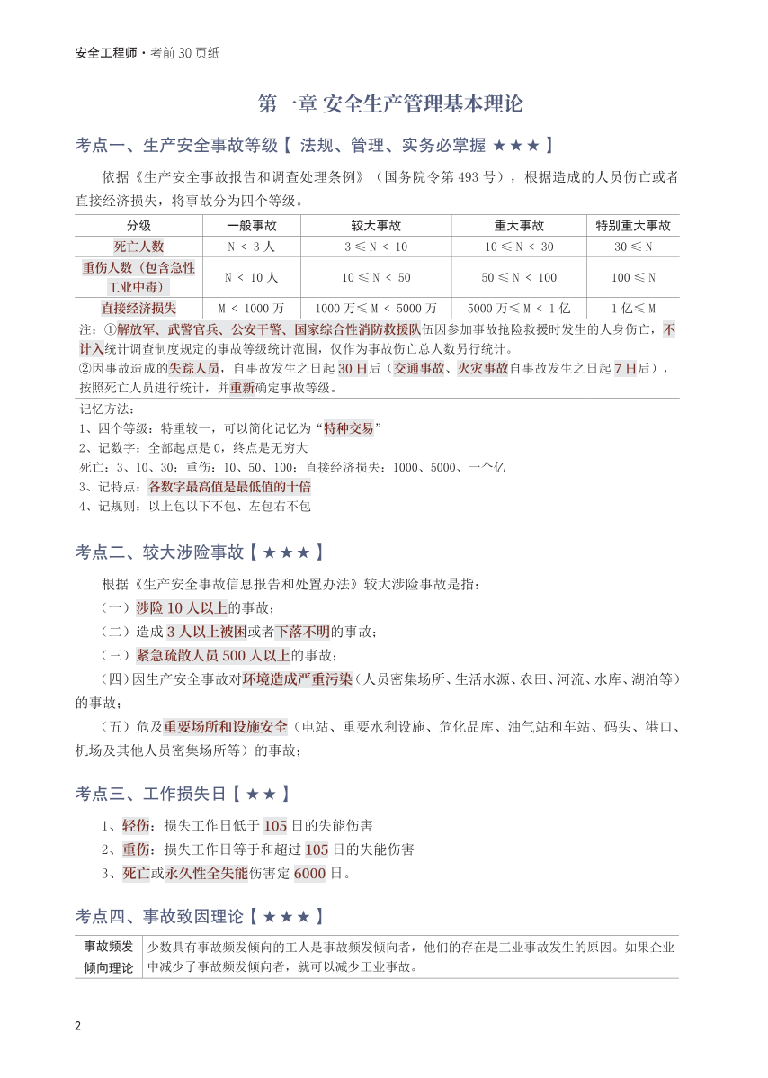 2025年中级注册安全工程师《安全生产管理》考前30页纸.pdf-图片2