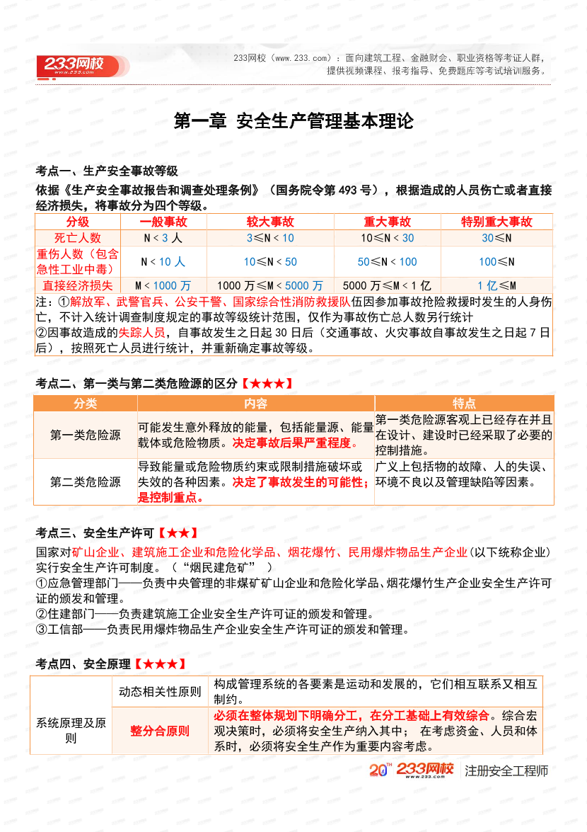 必看！2025年注安《安全生產管理》四色筆記.pdf-圖片2